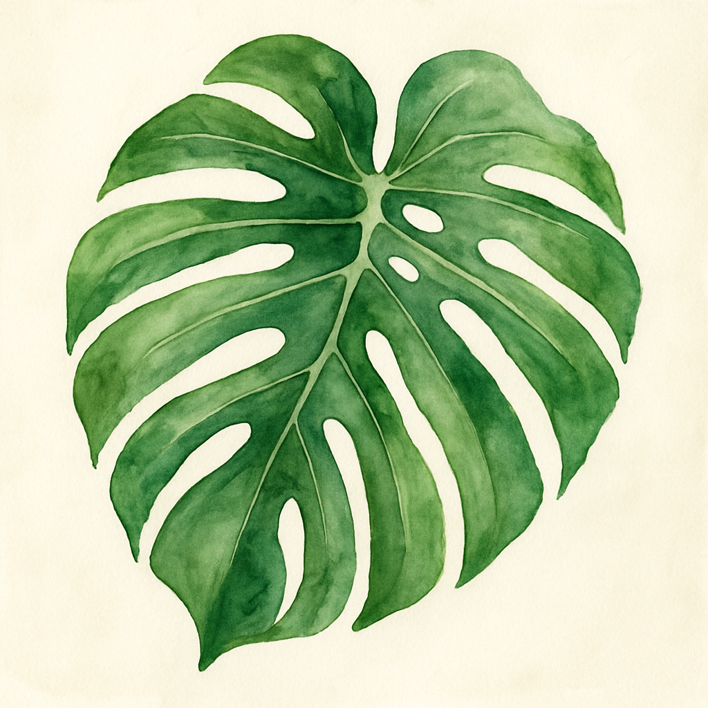 leaf wall painting